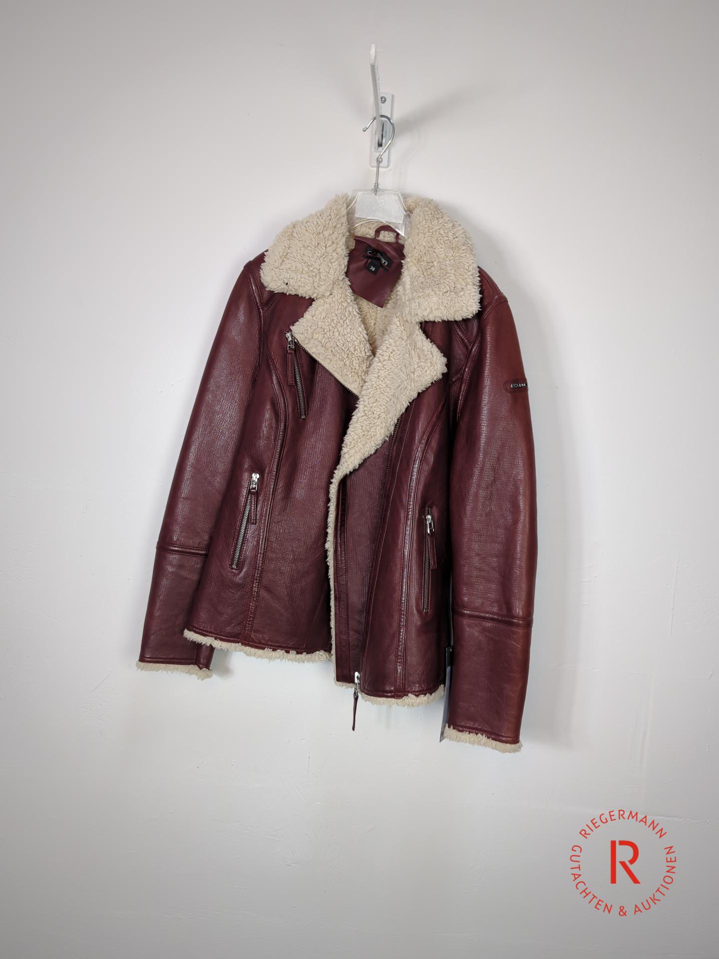 DAMEN LEDERJACKE GRÖSSE 38